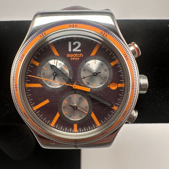 Swatch Irony PRISIONER Chronograph Watch YVS413 43 - Picture 1 of 10